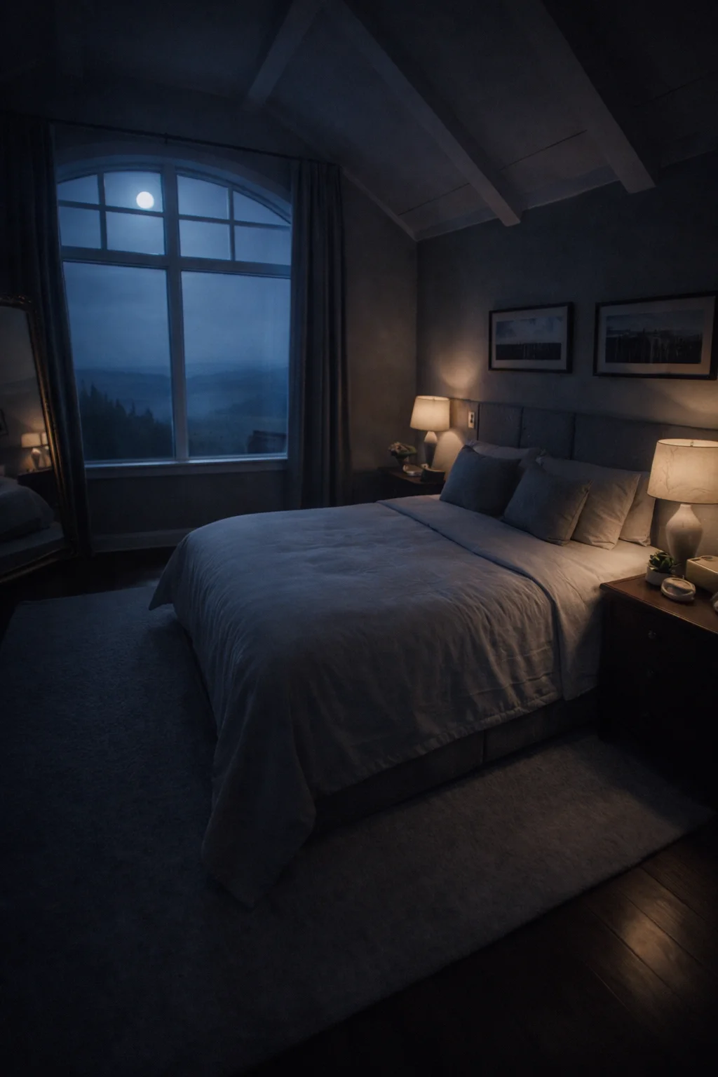 Bedroom — retouched still